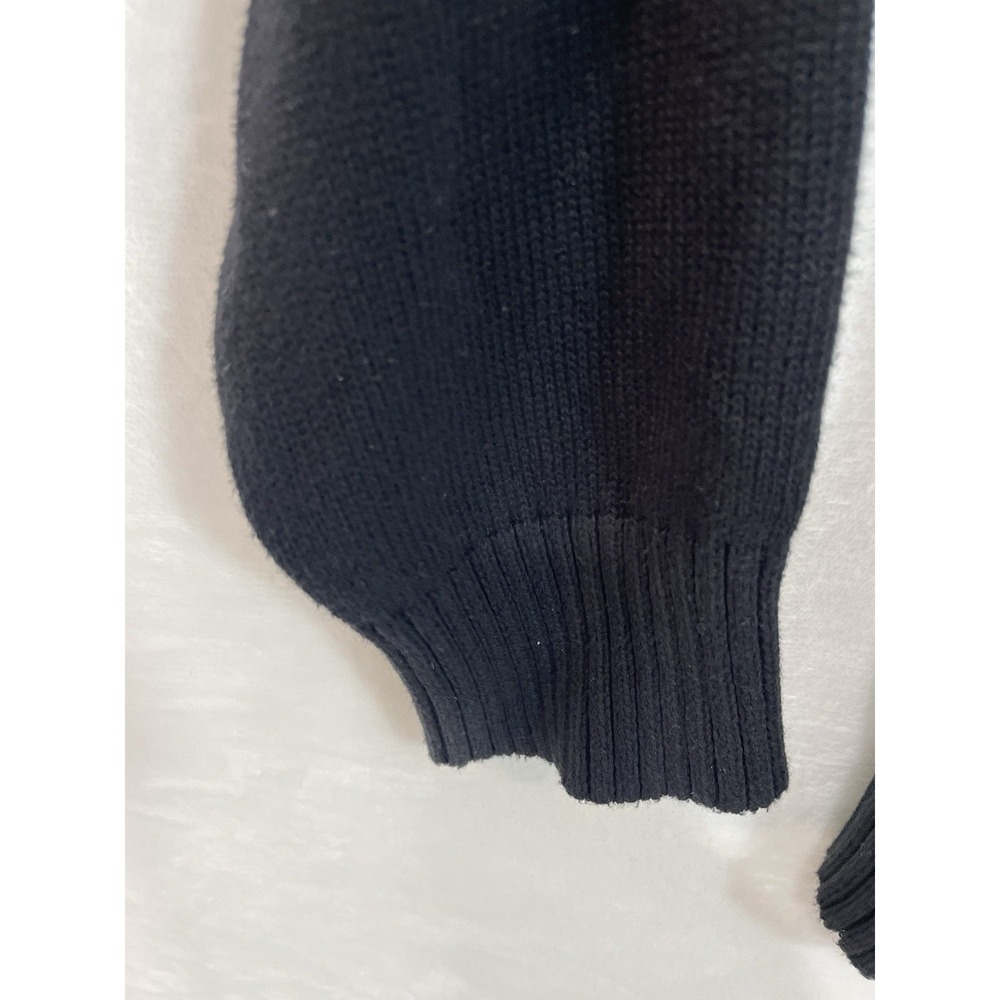 Sean John Men's Black White Colorblock Heavy Cardigan Full ZipSweater Size 3XL - Picture 5 of 9